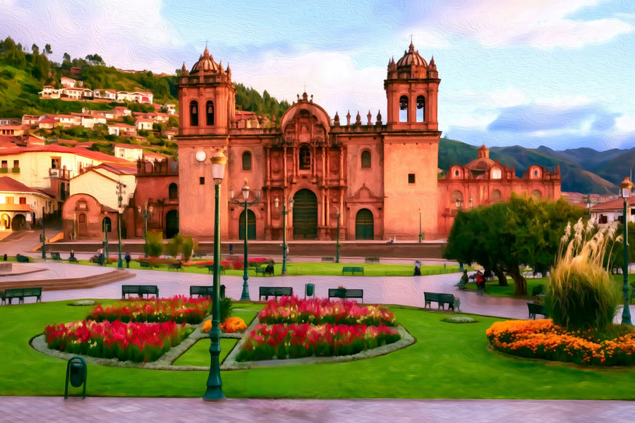 Cusco Cathedral Plaza de Armas &mdash; Cusco canvas