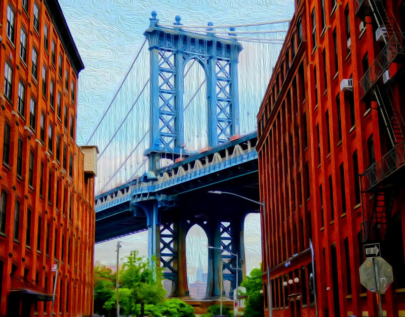 Manhattan Bridge DUMBO View, DUMBO canvas