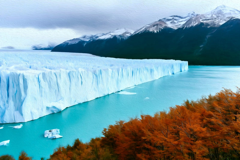 Perito Moreno Glacier Face, El Calafate canvas