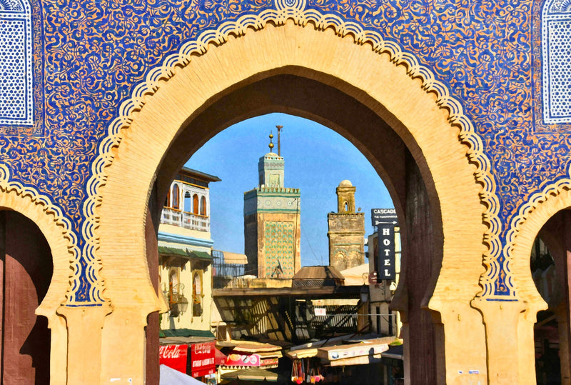 Bab Bou Jeloud Blue Gate, Fes canvas
