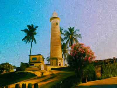 Galle watercolor canvas