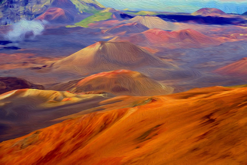 Haleakala Volcanic Crater Summit, Haleakala canvas