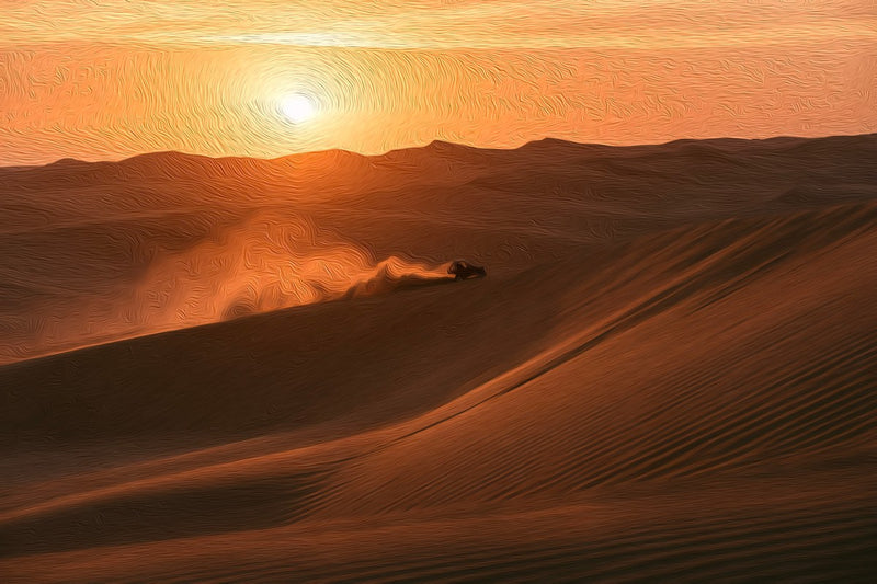 Huacachina Sand Dunes Sunset, Huacachina canvas