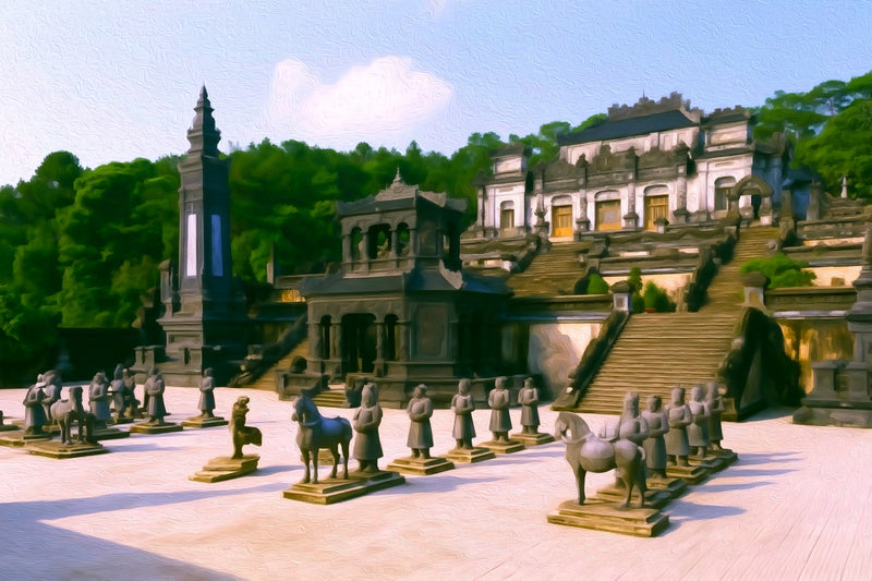 Khai Dinh Royal Tomb, Hue canvas