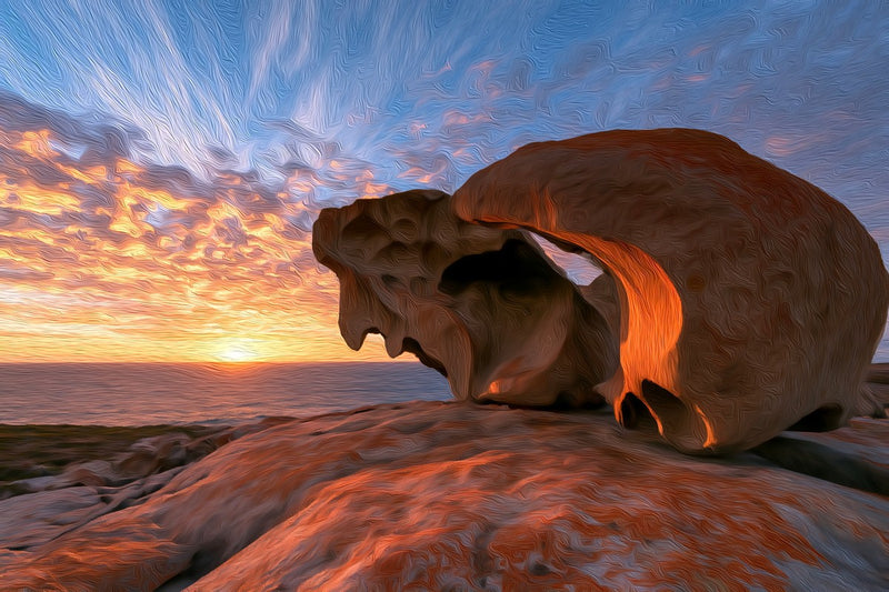 Remarkable Rocks Kangaroo Island, Kangaroo Island canvas