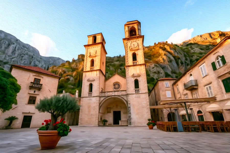 Cathedral of Saint Tryphon &mdash; Kotor canvas