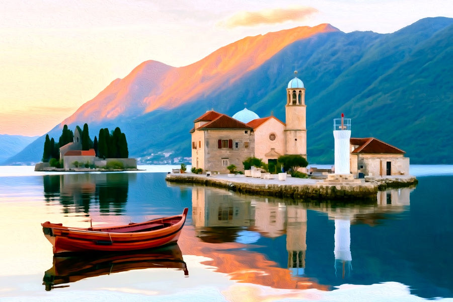 Our Lady of the Rocks Island &mdash; Kotor canvas