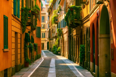Milan watercolor canvas