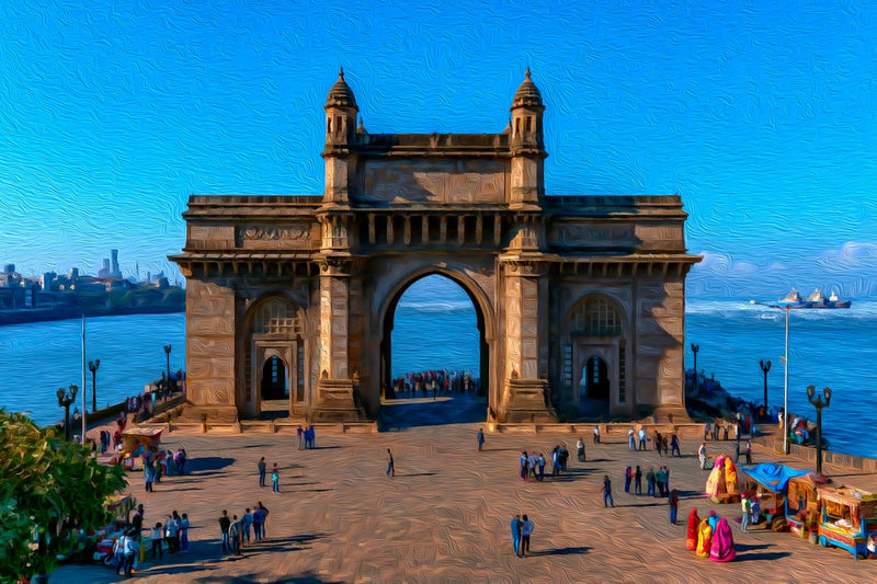 Gateway of India Waterfront, Mumbai canvas