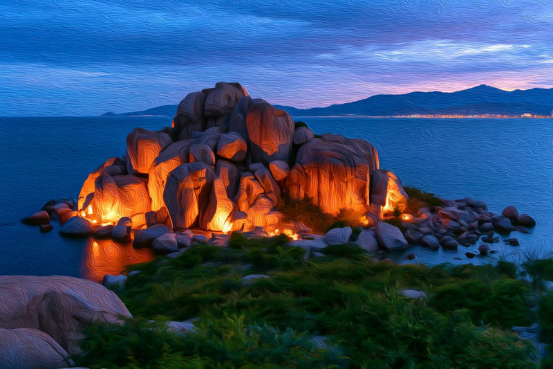 Hon Chong Rock Formation, Nha Trang canvas
