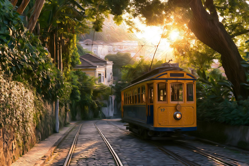 Santa Teresa Tram Line, Rio De Janeiro canvas