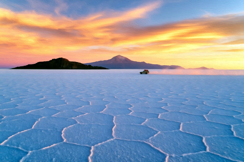 Salar de Uyuni Salt Flat, Salar de Uyuni canvas