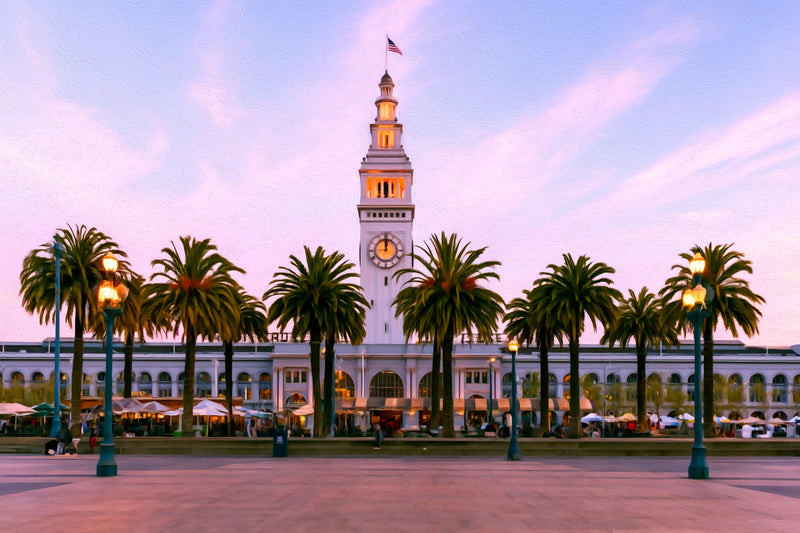 San Francisco Ferry Building, San Francisco canvas