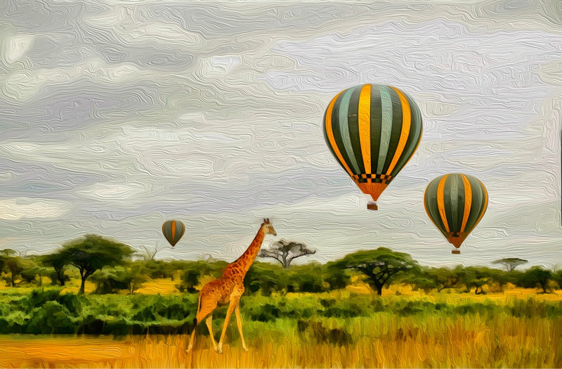 Savanna Balloon Safari, Serengeti canvas