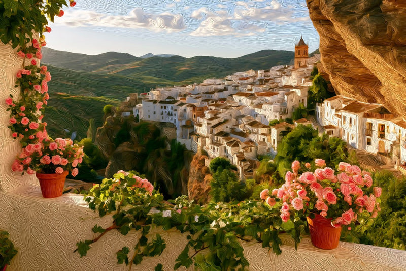 Setenil de las Bodegas Cliffside Village, Setenil de las Bodegas canvas