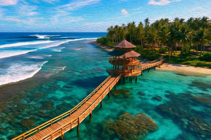 Siargao Overwater Boardwalk Pavilion, Siargao canvas