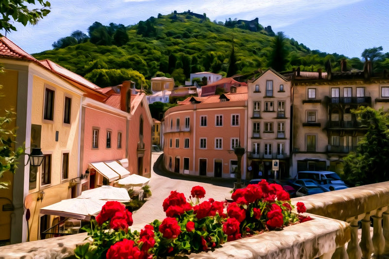 Sintra Old Town Square, Sintra canvas