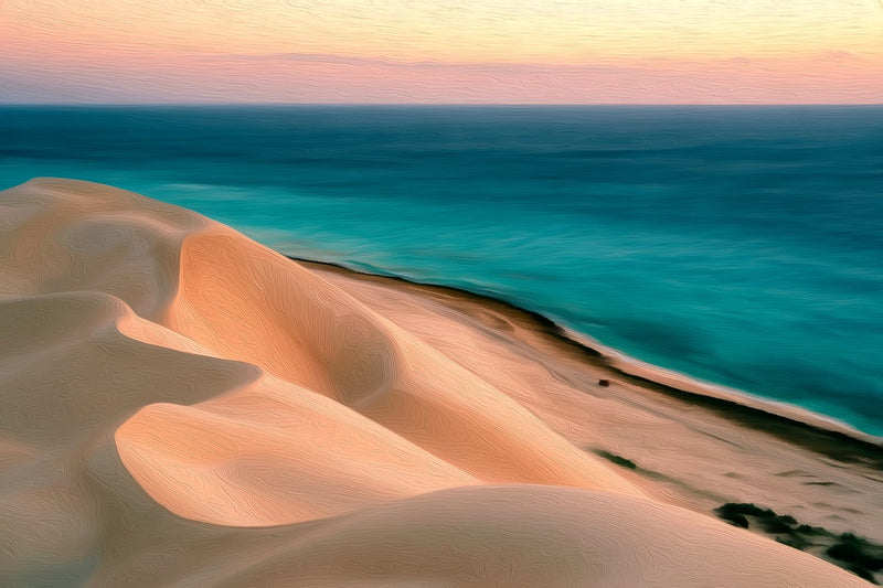 Socotra Coastal Sand Dunes, Socotra Island canvas