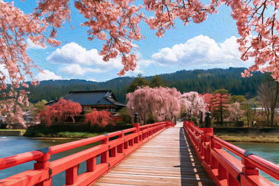 Takayama watercolor canvas