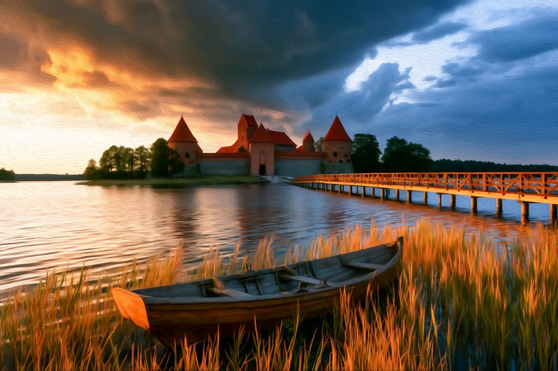 Trakai Island Castle Lake, Trakai canvas