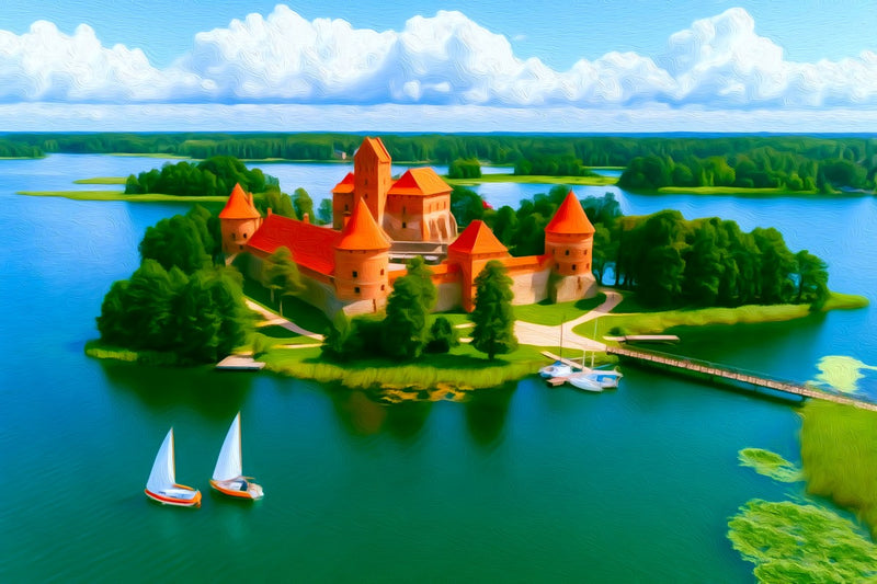 Trakai Island Castle, Trakai canvas