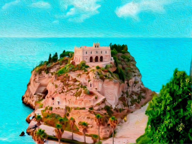 Sanctuary of Santa Maria dell'Isola, Tropea canvas
