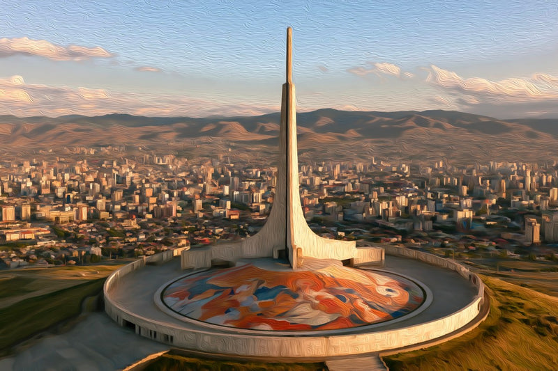Ulaanbaatar Memorial Spire Monument, Ulaanbaatar canvas