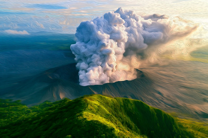 Mount Yasur Volcanic Eruption, Vanuatu Islands canvas