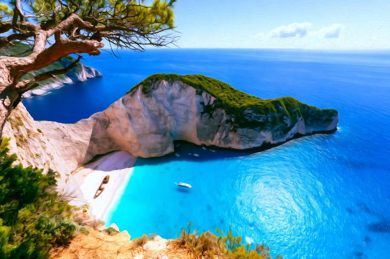Navagio Shipwreck Beach Cove, Zakynthos canvas