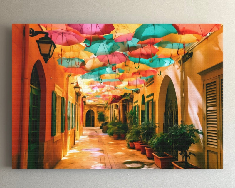Beirut Umbrella Street Alley — Beirut, Lebanon