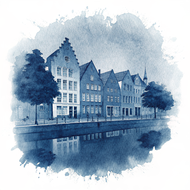 Belgium watercolor