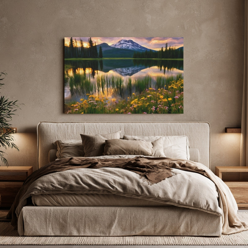 Sparks Lake Mountain Reflection — Bend, Oregon, view 6