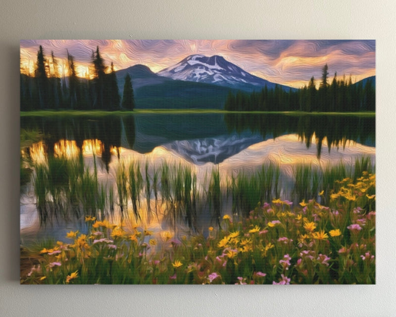 Sparks Lake Mountain Reflection — Bend, Oregon