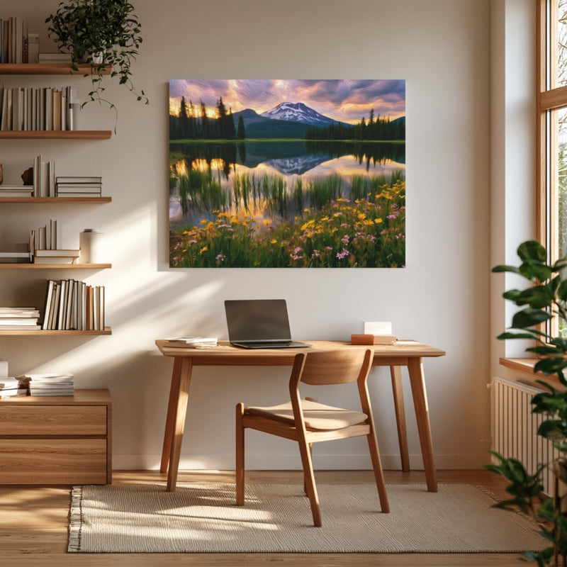 Sparks Lake Mountain Reflection — Bend, Oregon, view 4