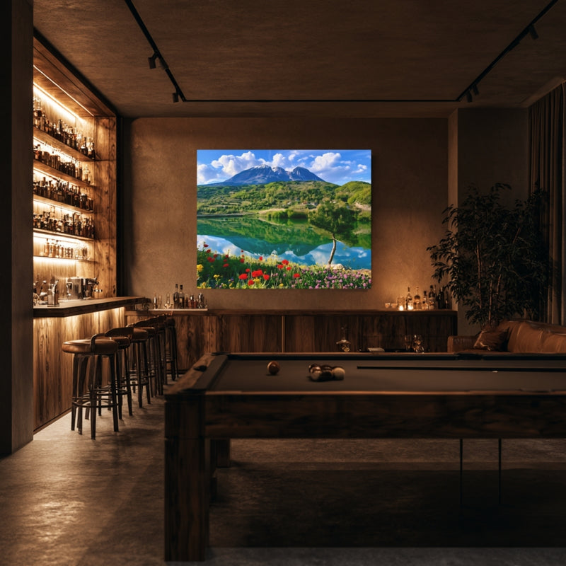 Berat Lake Mountain Panorama — Berat, Albania, view 7