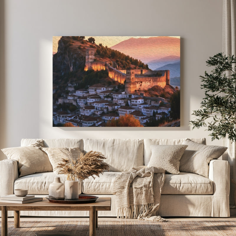 Berat Castle Hillside Old Town — Berat, Albania, view 1