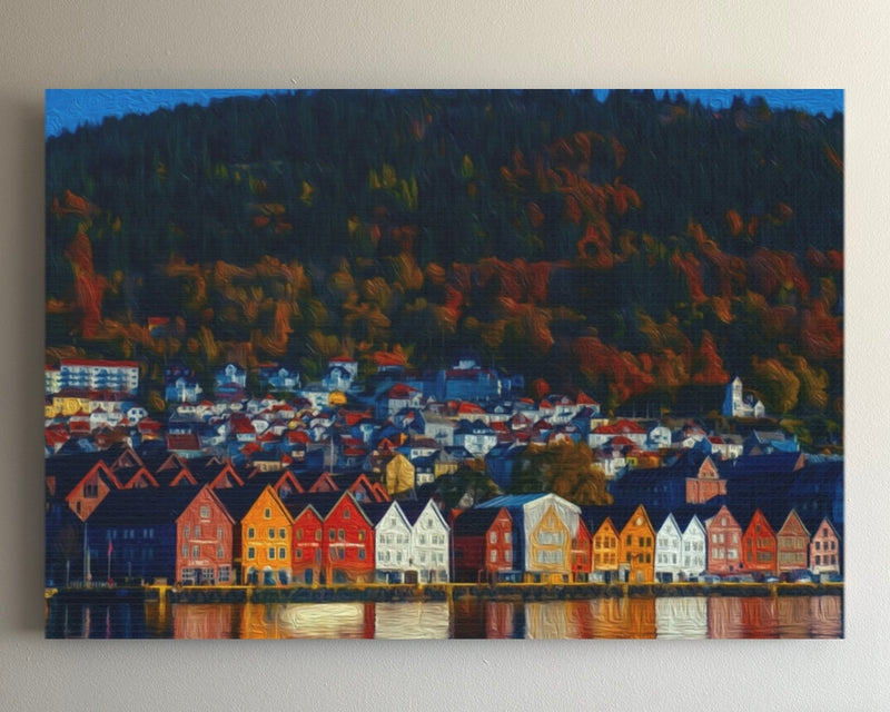 Bryggen Harbour Waterfront — Bergen, Norway