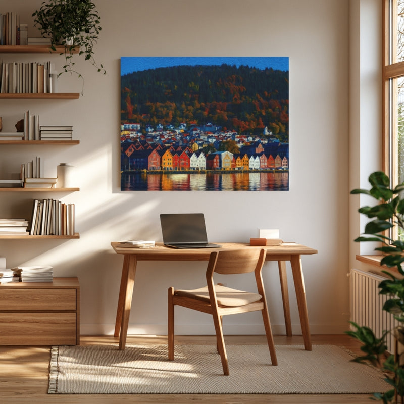 Bryggen Harbour Waterfront — Bergen, Norway, view 4