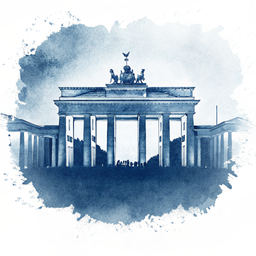 Berlin canvas wall art