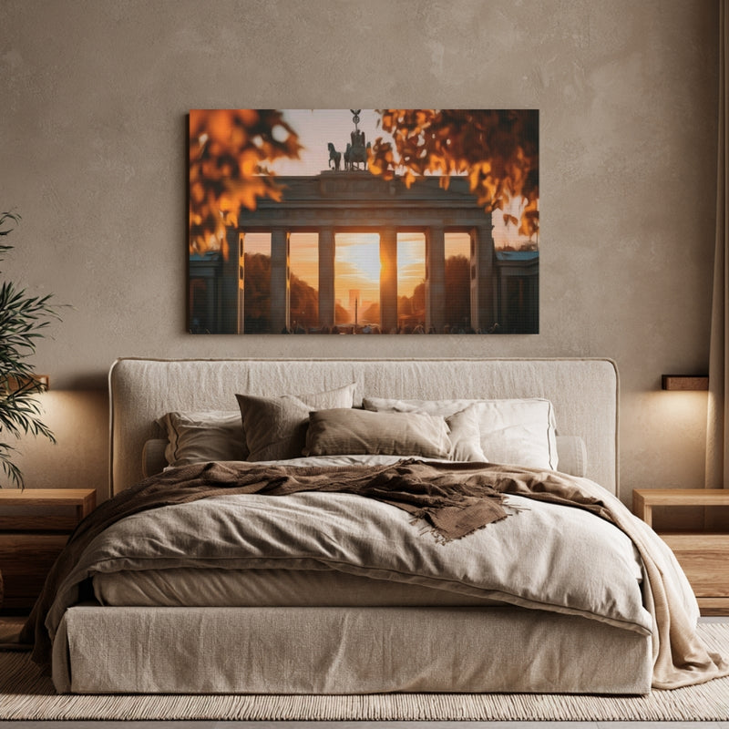 Brandenburg Gate Golden Sunset — Berlin, Germany, view 6
