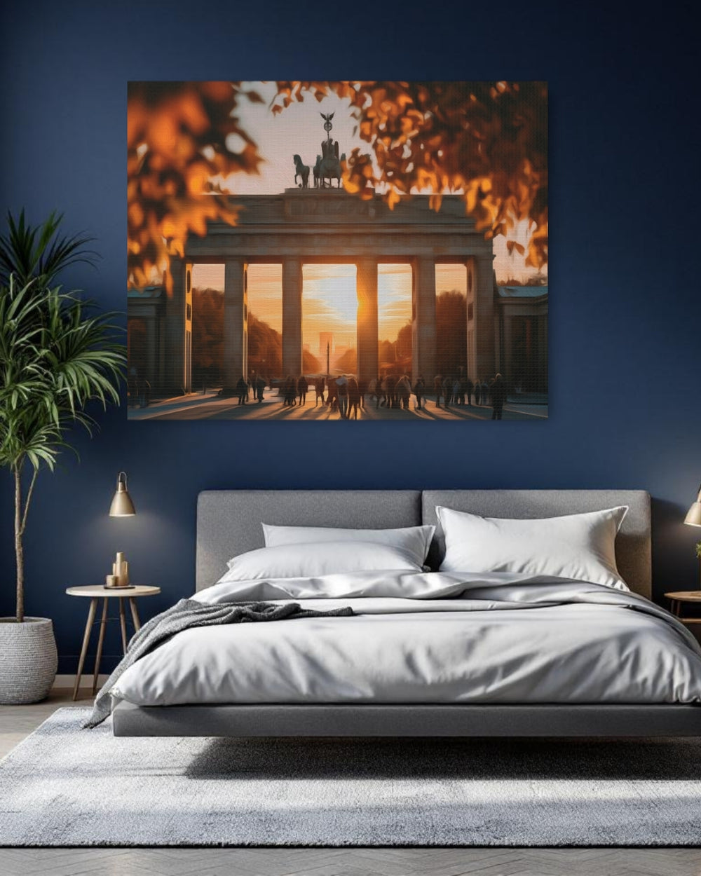 Berlin, Germany | Brandenburg Gate Golden Sunset | Original Series Gallery Canvas detail