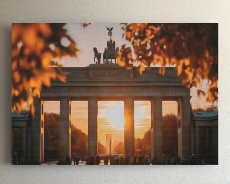 Brandenburg Gate Golden Sunset — Berlin, Germany