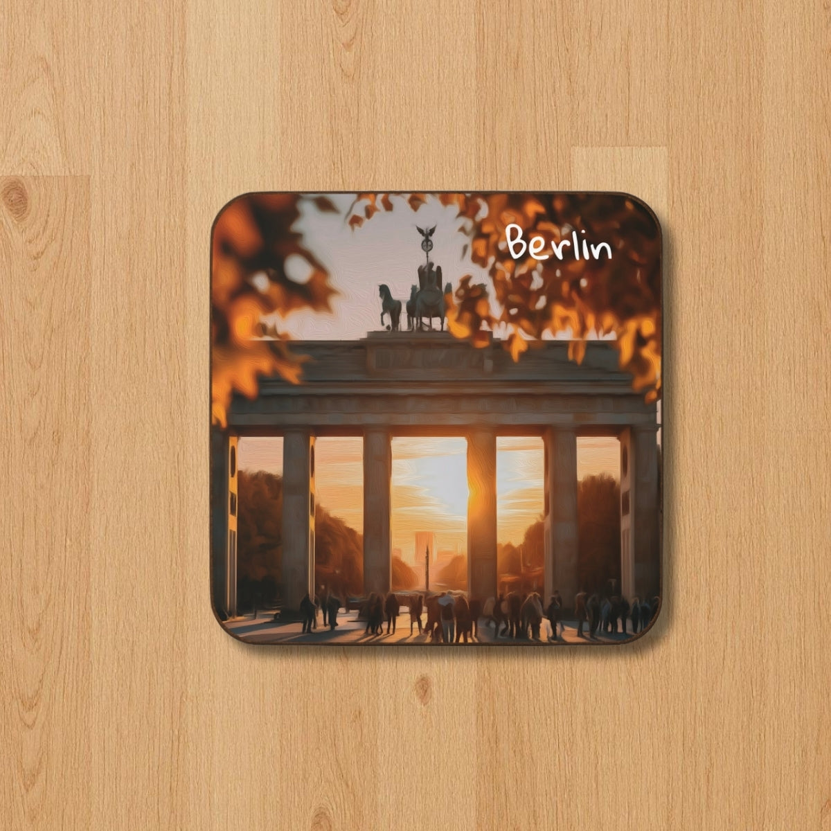 Brandenburg Gate Golden Sunset — Berlin, Germany, study 1