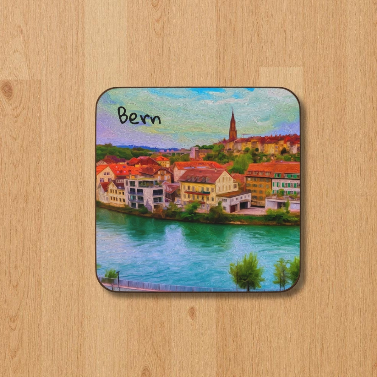 Aare River Old Town — Bern, Switzerland, study 1