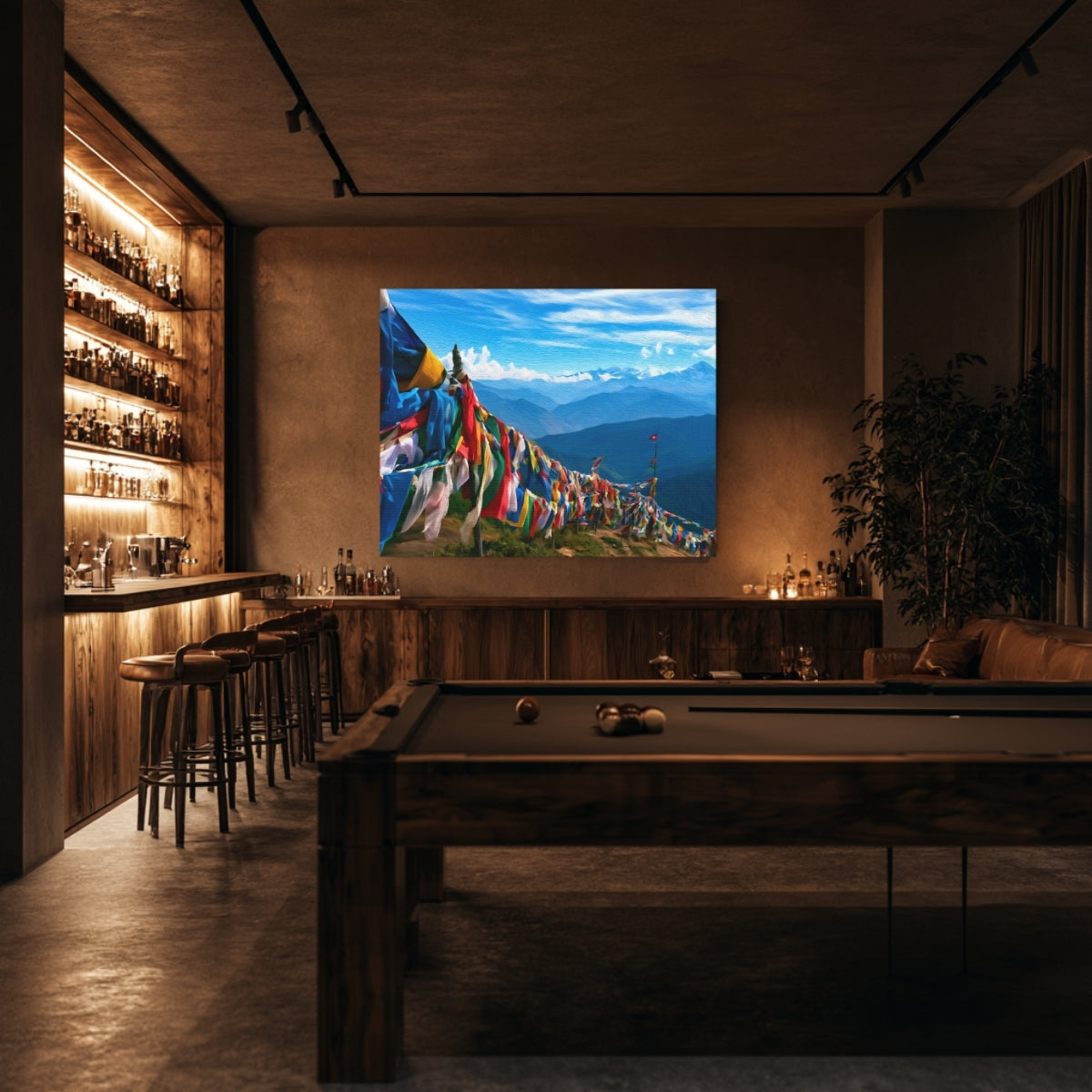 Bhutan Prayer Flags Ridge — Bhutan Paro Valley, view 5