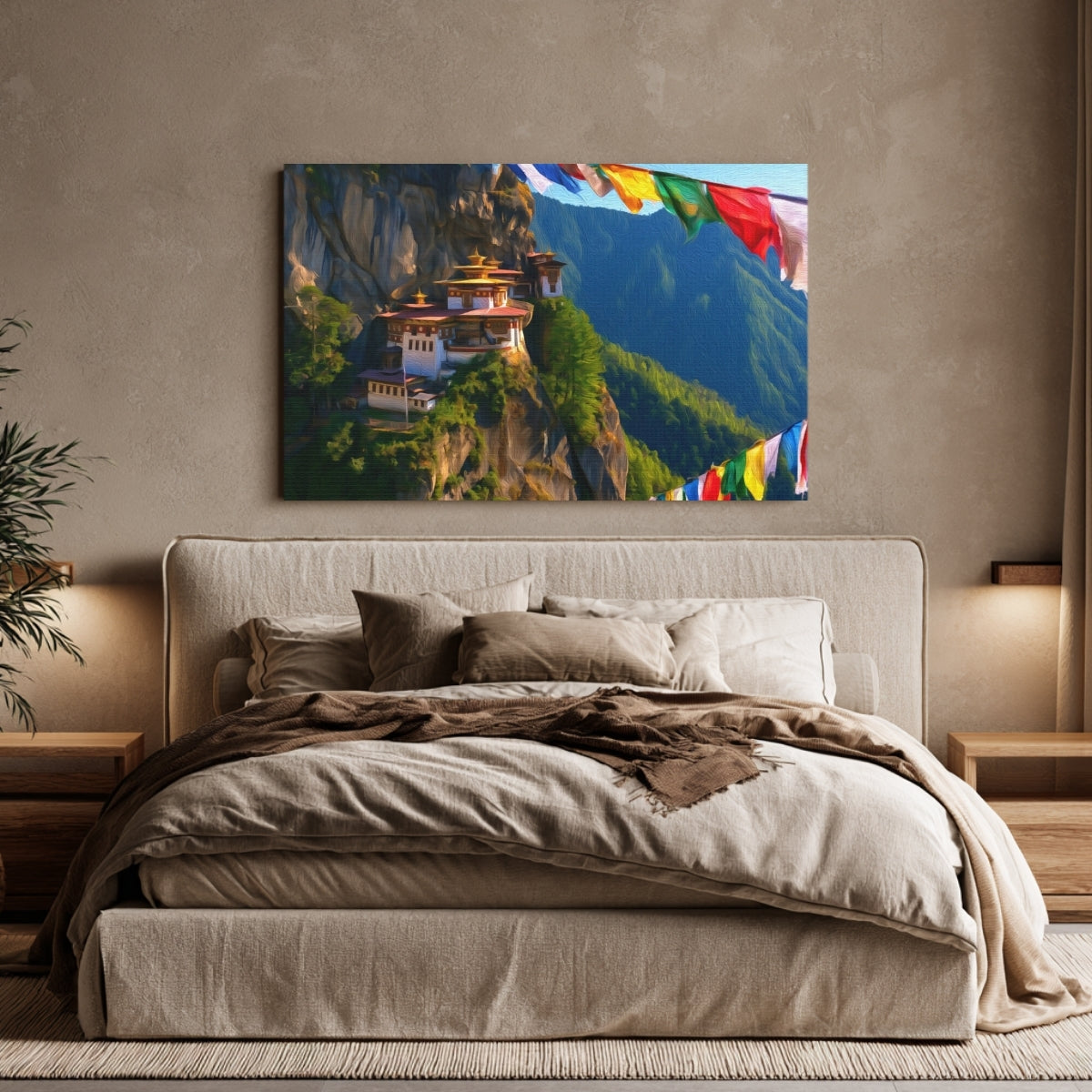 Tigers Nest Cliff Monastery — Bhutan Paro Valley, view 4