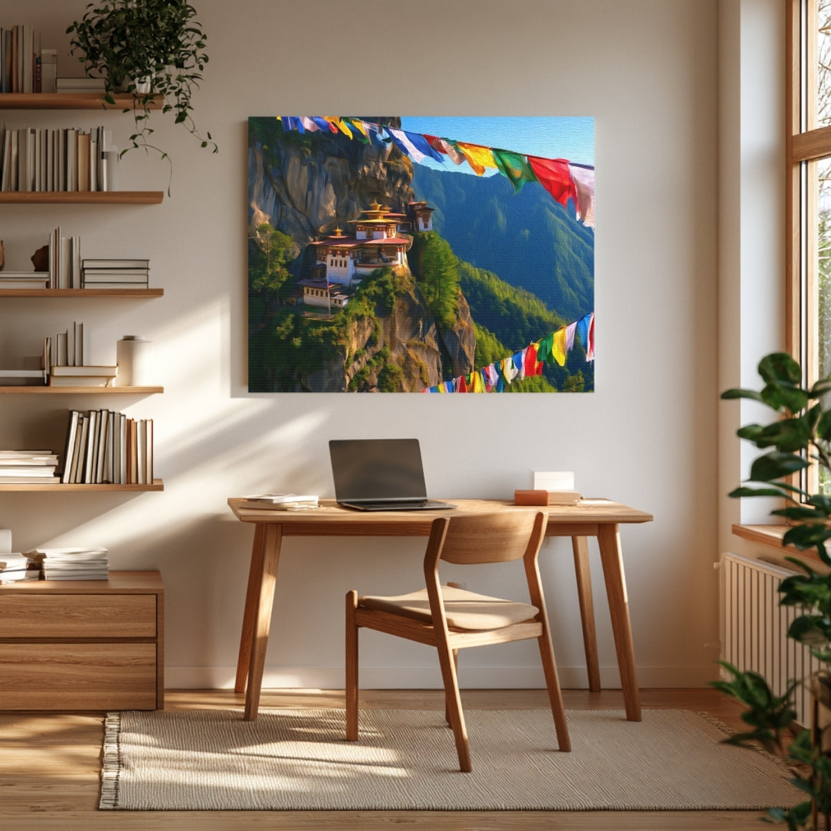 Tigers Nest Cliff Monastery — Bhutan Paro Valley, view 3