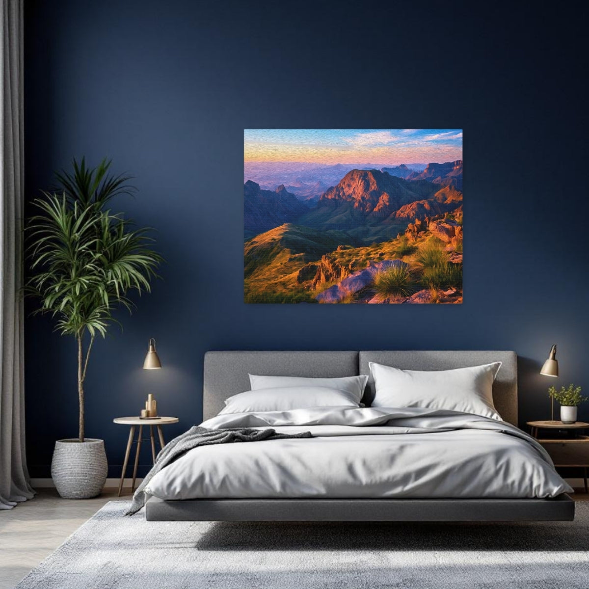 Chisos Mountains Sunset View — Big Bend National Park, Texas, study 2