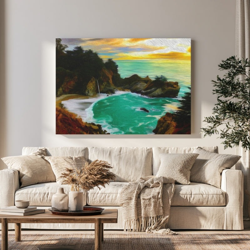 McWay Falls Coastal Cove — Big Sur, California, view 1