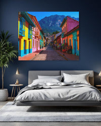 Colorful Colonial Street Scene — study 1 thumbnail